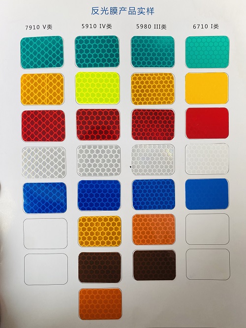 歐偌麗反光膜I-V類產品介紹